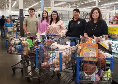 Prattville Woodmen Life members enjoy a Christmas Shopping Spree; area children will be the recipients