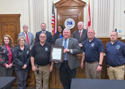 David Brunson honored by Elmore Commission after announcing retirement