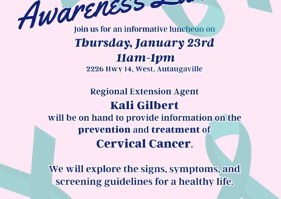 Registration open for Cervical Cancer Awareness Luncheon in Autaugaville