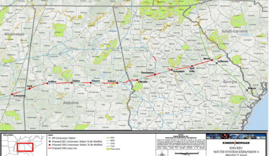 Open House for Autauga County is tomorrow concerning proposed South System Expansion 4 Project