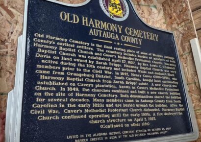 Old Harmony Cemetery in Autauga County to receive Historical Marker