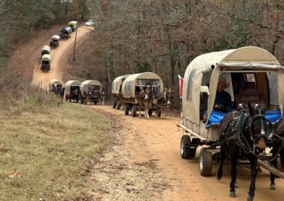 Wagon Train keeps western spirit alive on 185-Mile trek to SLE Rodeo in Montgomery