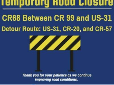 Temporary roadway closure, detour announced by Autauga County