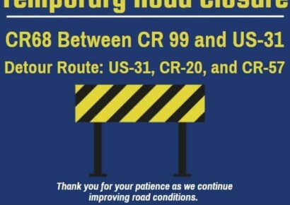 Temporary roadway closure, detour announced by Autauga County