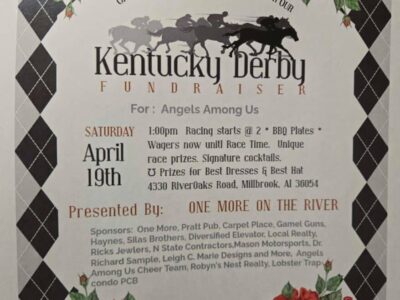 Kentucky Derby Fundraiser April 19 at One More on the River to benefit Angels Among Us