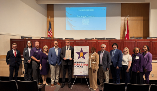 Autauga County Schools Announces ALSDE’s 2025 Purple Star School Designation Renewals, A Commitment to Military-Connected Students and Families