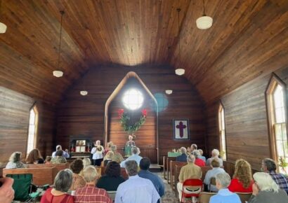 OAHS celebrates new roof at Vine Hill Presbyterian Church (1887) in Autauga County