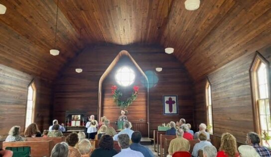 OAHS celebrates new roof at Vine Hill Presbyterian Church (1887) in Autauga County