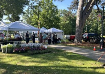 Opening day for Millbrook Farmers Market season at Village Green Park