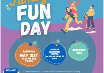 Free, FUN DAY coming to Coosada Community Center Saturday