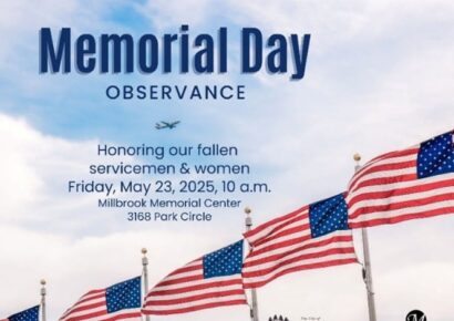 City of Millbrook to Host Two Memorial Day Events