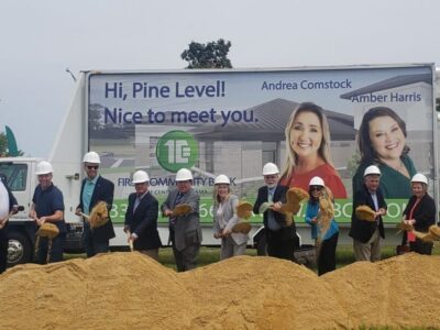 First Community Bank breaks ground in historic event for Pine Level