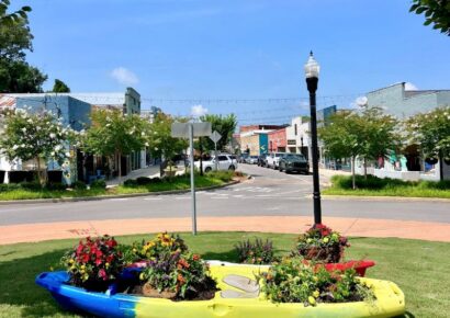Downtown Wetumpka in Full Bloom — A Reflection of Growth and Progress