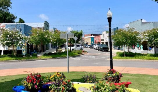 Downtown Wetumpka in Full Bloom — A Reflection of Growth and Progress