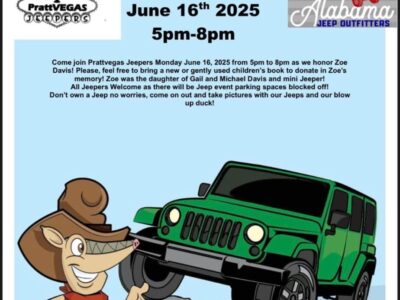 Remembering Zoe Davis: Jeep owners invited June 16 to Texas Roadhouse in Prattville
