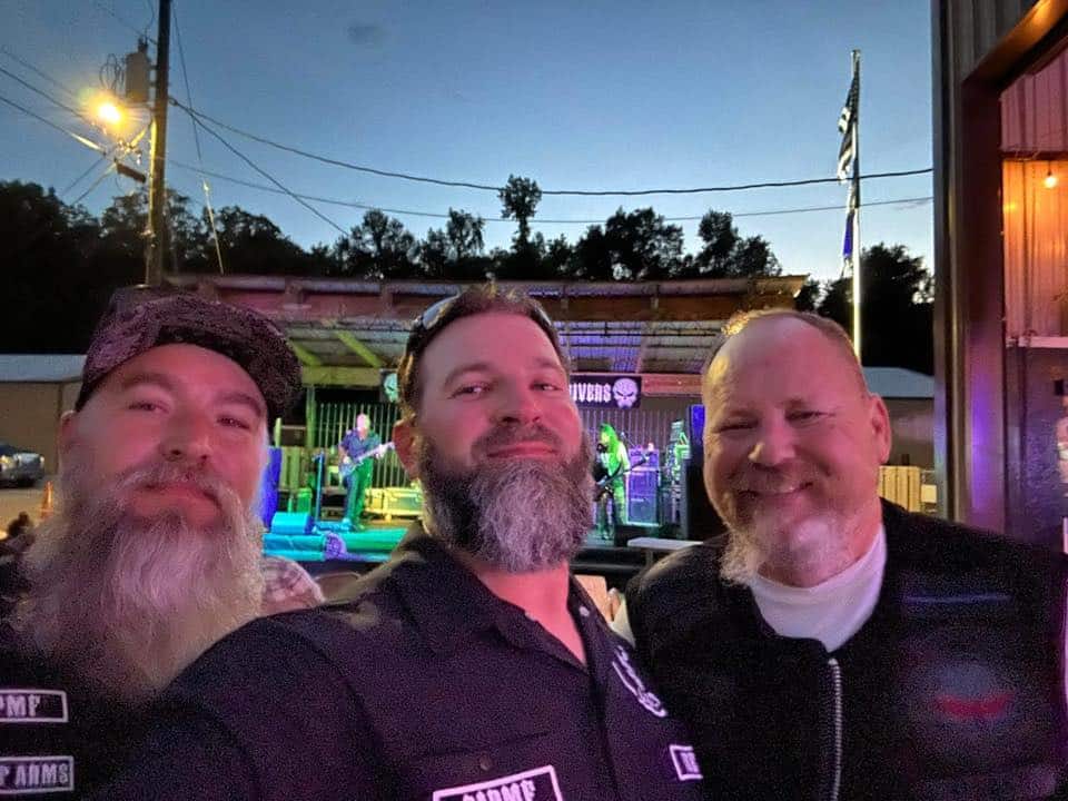 Punishers Poker Run participants