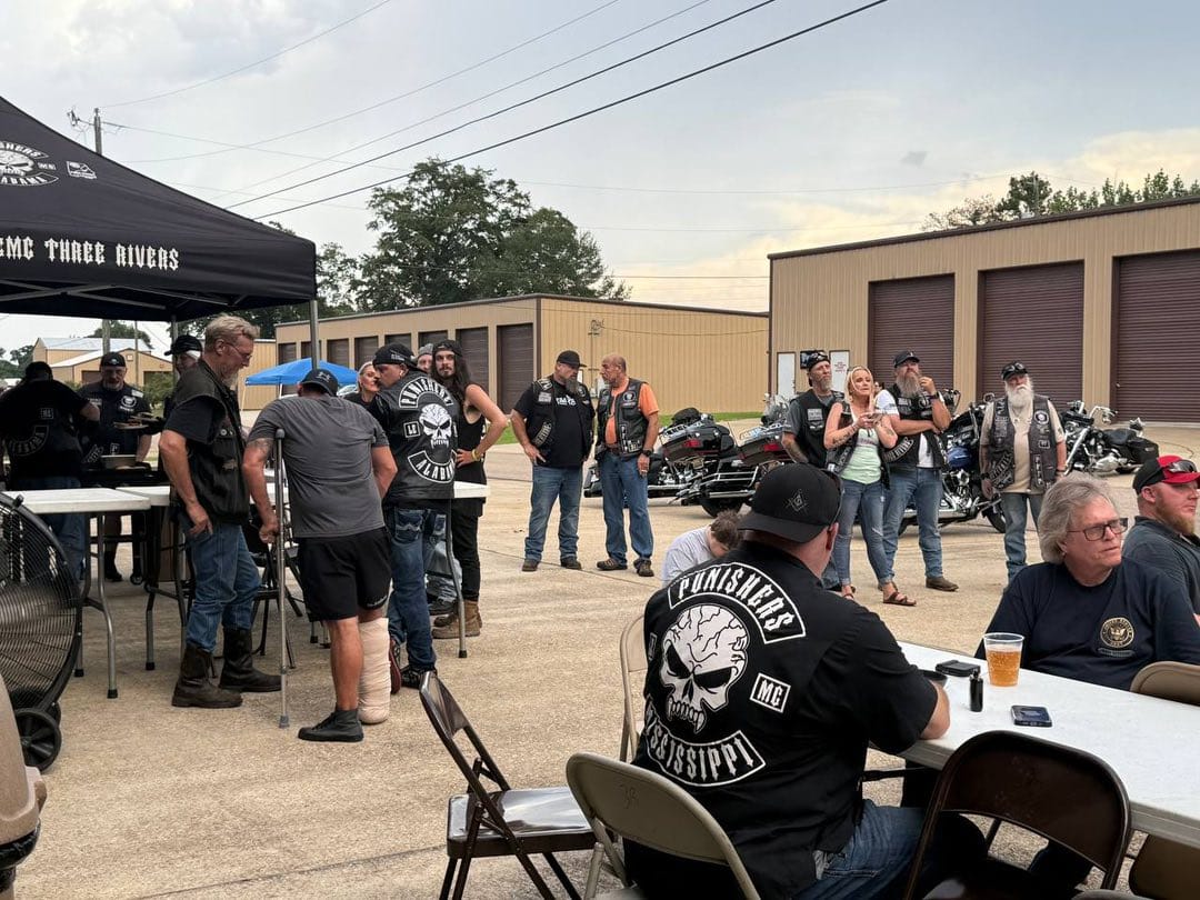 Punishers Poker Run participants