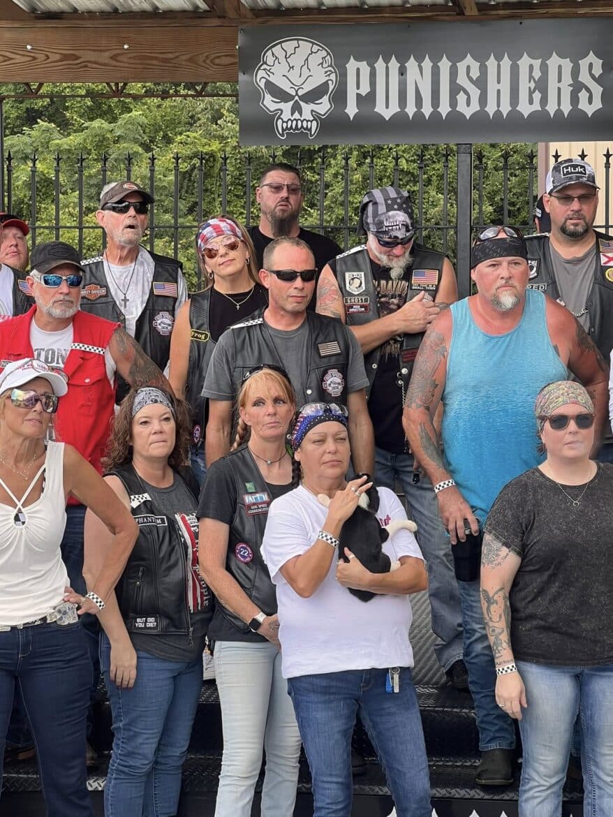 Punishers Poker Run participants