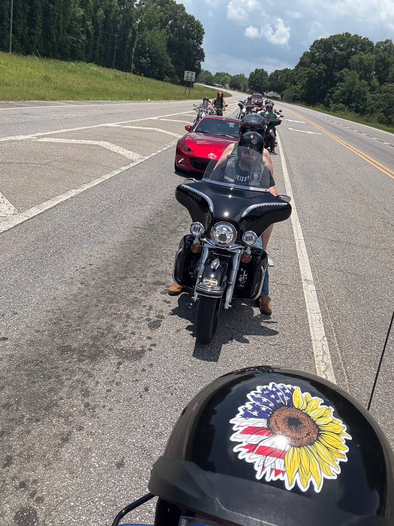 Punishers Poker Run participants