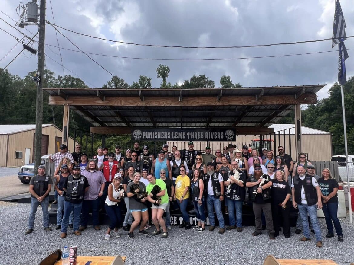 Punishers Poker Run participants