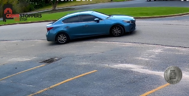 Suspect vehicle photo related to theft investigation