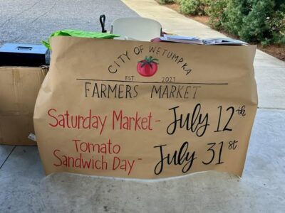 Tomorrow is the Wetumpka Farmers Market! Just a reminder