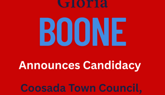 Gloria Boone announces candidacy for Coosada Town Council, Place 3