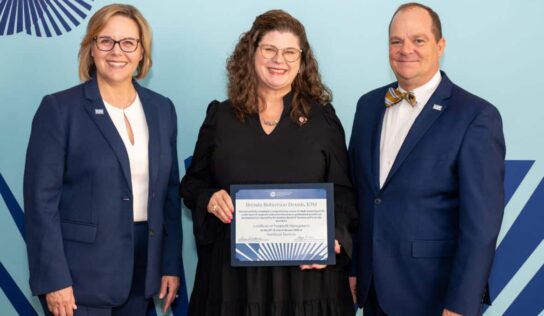 Brenda Dennis of the Millbrook Area Chamber of Commerce Graduates from Institute for Organization Management