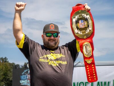 Prattville resident, J.D. Miller, wins Uncle Bob’s first annual hot dog eating contest at 17 Springs