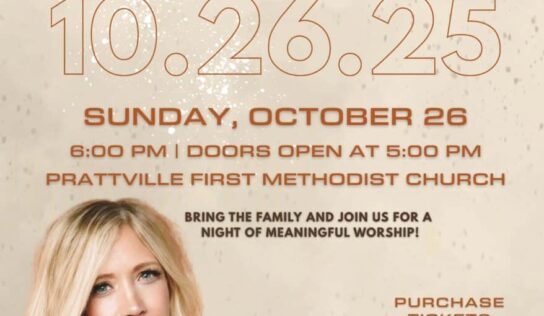Prattville First Methodist Church to Host Ellie Holcomb for Inspiring Fall Family Concert