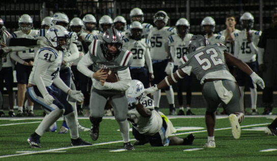 Foshee throws for three touchdowns and rushes for one touchdown in regular season finale against Calera