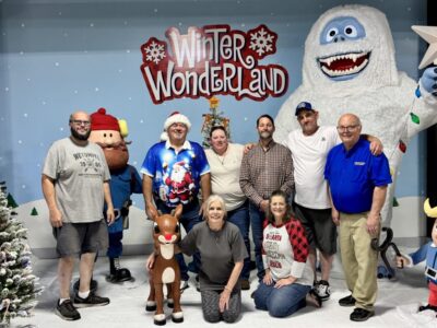 First jingle of the season: Santa spotted at Zap Pest Controls Inaugural Winter Wonderland