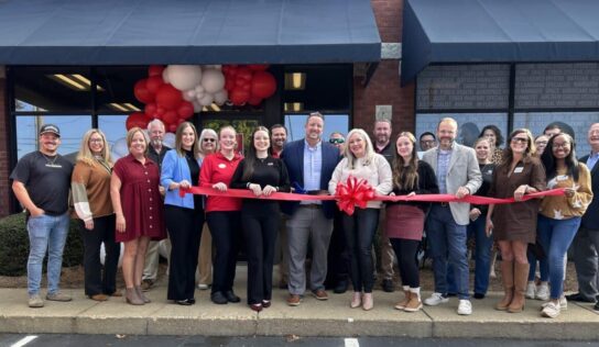 ALFA Chris Britton Agency celebrates their new agency with a Prattville Area Chamber of Commerce Ribbon Cutting