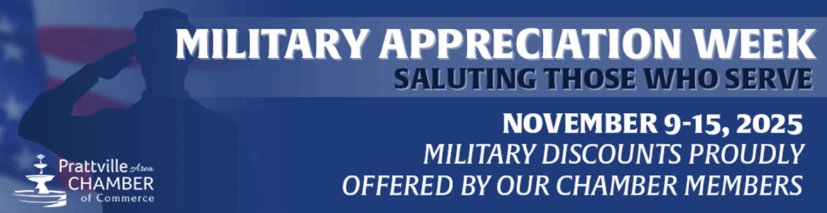 The City of Prattville celebrates Military Appreciation Week