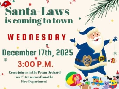 Eclectic Police Department to host 5th Annual Santa Law Day