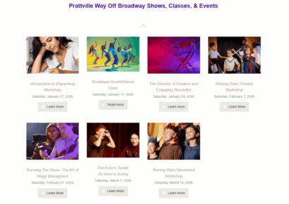 Way Off Broadway Theatre announces expanded theatre education programming for 2026