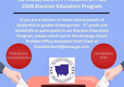 Autauga County Probate promotes excitement in election education