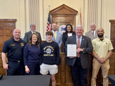 Elmore County Commission honors Wetumpka wrestler Kolby Smith as AHSAA Class 6A state champion