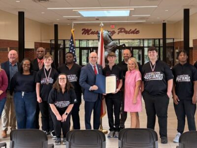 Chambliss honors SEHS boys’ bowling team for state championship