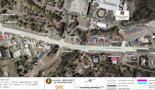 US-231 access management project in Wetumpka begins Monday