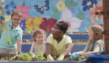 Pine Level Elementary School named CLAS School of Distinction for innovative outdoor classroom program