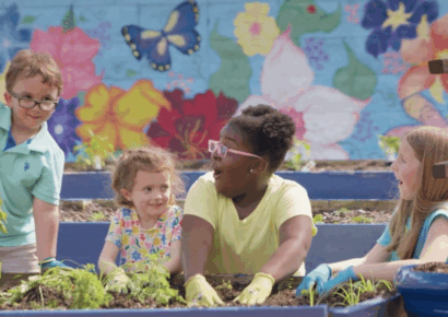 Pine Level Elementary School named CLAS School of Distinction for innovative outdoor classroom program