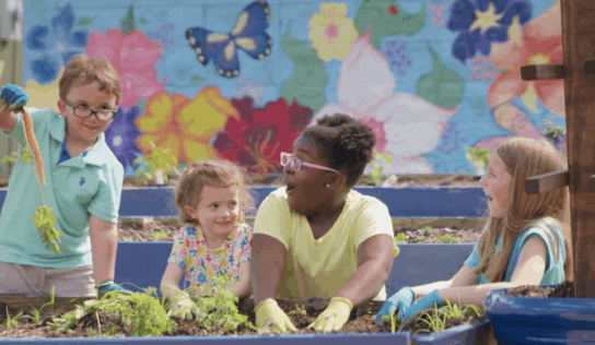 Pine Level Elementary School named CLAS School of Distinction for innovative outdoor classroom program