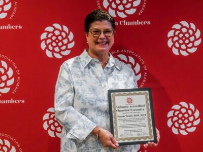 Brenda Dennis earns Alabama Accredited Chamber Executive designation