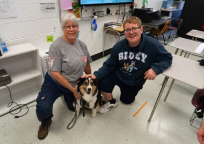 Rescue dog Merk bringing comfort, confidence and purpose to Prattville High students