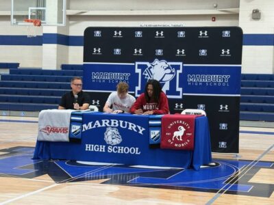 Two Marbury Soccer Players Sign with University of Mobile 