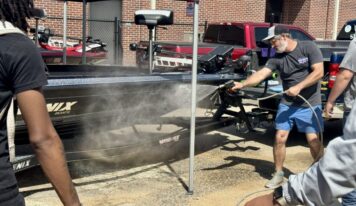 SEHS students get hands-on business lesson from The Worx Auto Detail team