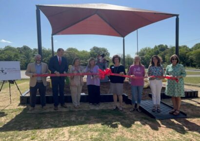 Autauga County Schools celebrates new pre-K playground shade structure at Prattville Kindergarten School
