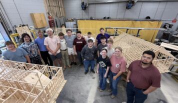 Elmore County High students build scaled homes, gain real-world construction skills