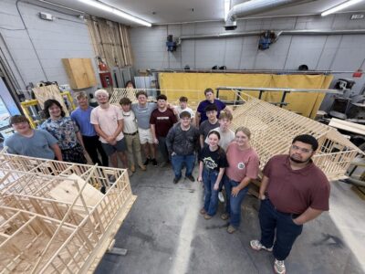 Elmore County High students build scaled homes, gain real-world construction skills
